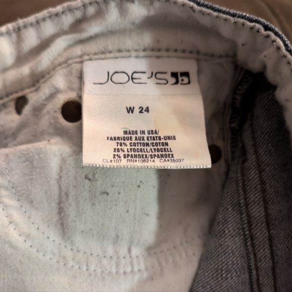 Joe's Jeans Size 24 25 Designer Denim Nordstroms Slim Straight Leg Otis Wash - Picture 6 of 6